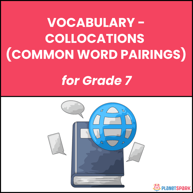 Class 7 Worksheet on Common Word Pairings in English