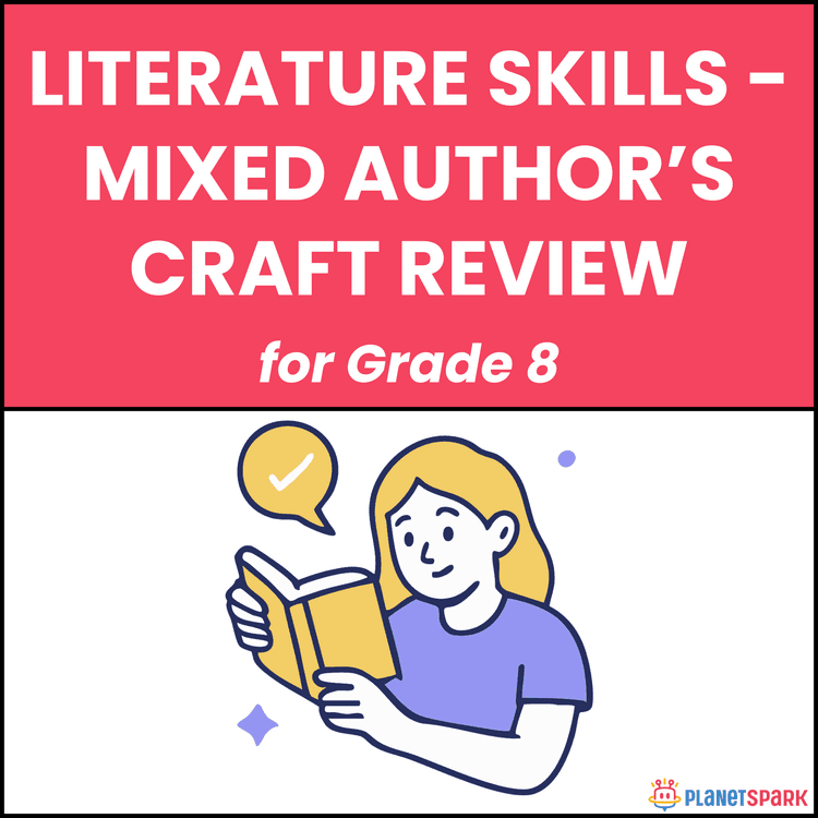 Class 8 Authors Craft English Worksheet Pack