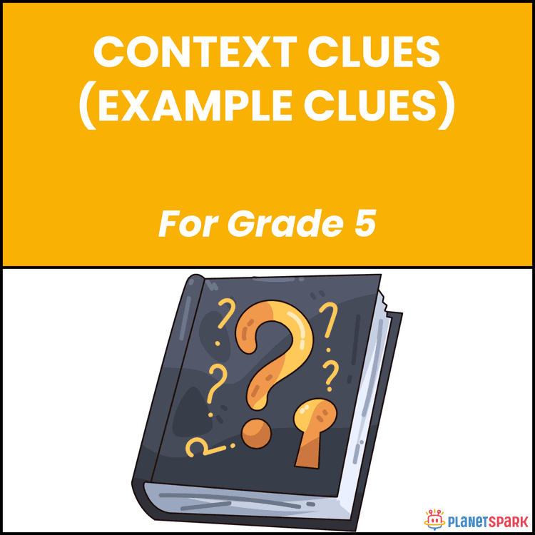 Class 5 English Worksheet on Context Clues Examples