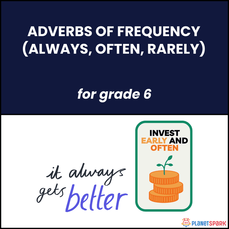 Class 6 Adverbs of Frequency (Always, Often, Rarely)