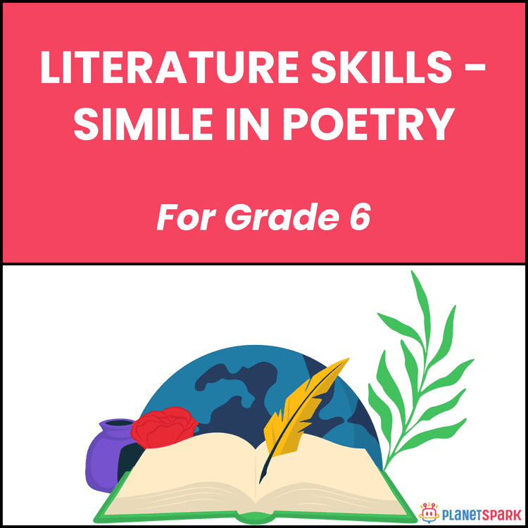 Class 6 English Worksheet on Simile in Poetry