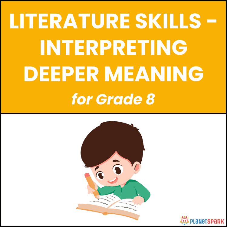 Class 8 Deeper Meaning English Worksheet Set