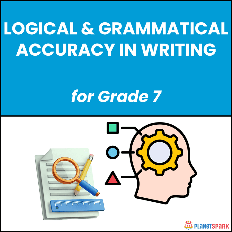 Class 7 Grammar Worksheet on Accuracy in Writing