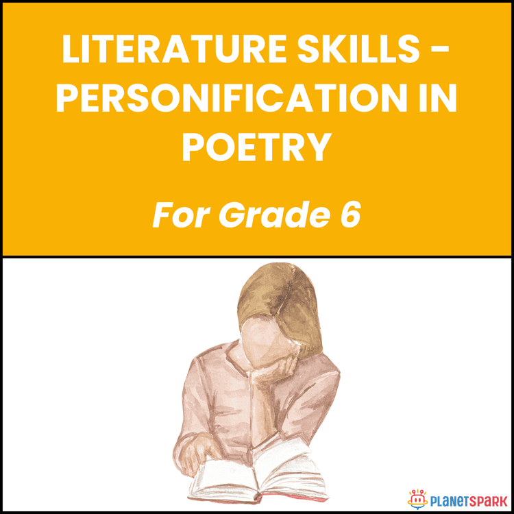 Class 6 English Worksheet on Personification