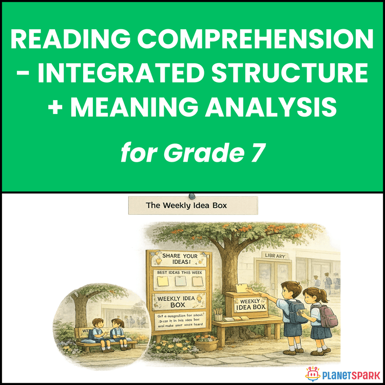 Class 7 Worksheet on Structure and Meaning