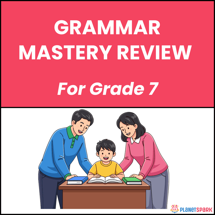 Class 7 Grammar Worksheet on Mastery Review Practice Tasks
