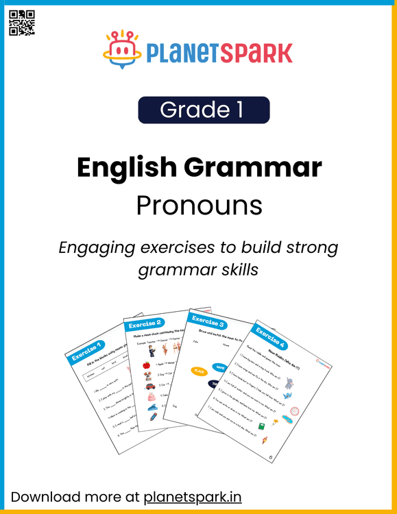 Pronoun Replacements – Class 1 Worksheet