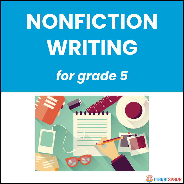 Class 5 English Worksheet on Nonfiction Writing