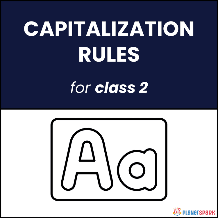 Class 2 Grammar Worksheet on Capital Letters Rules