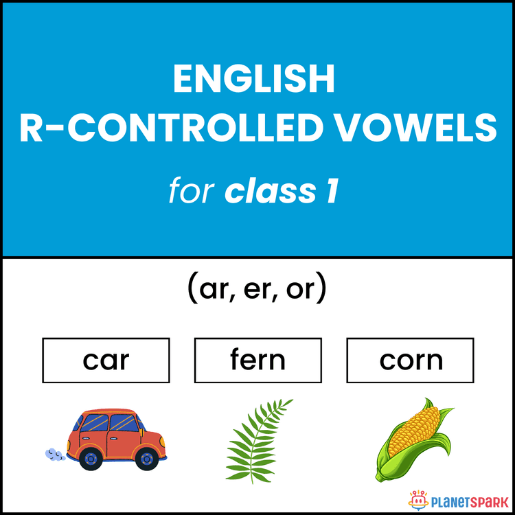 R-Controlled Phonics – Class 1 Worksheet