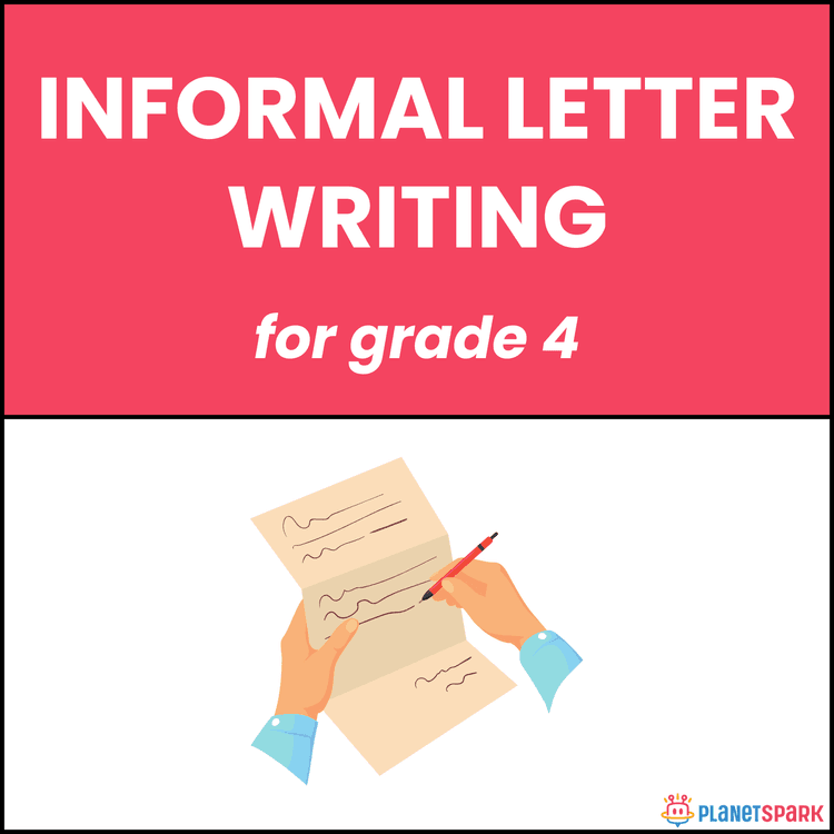 Class 4 Grammar Worksheet on Informal Letter Writing