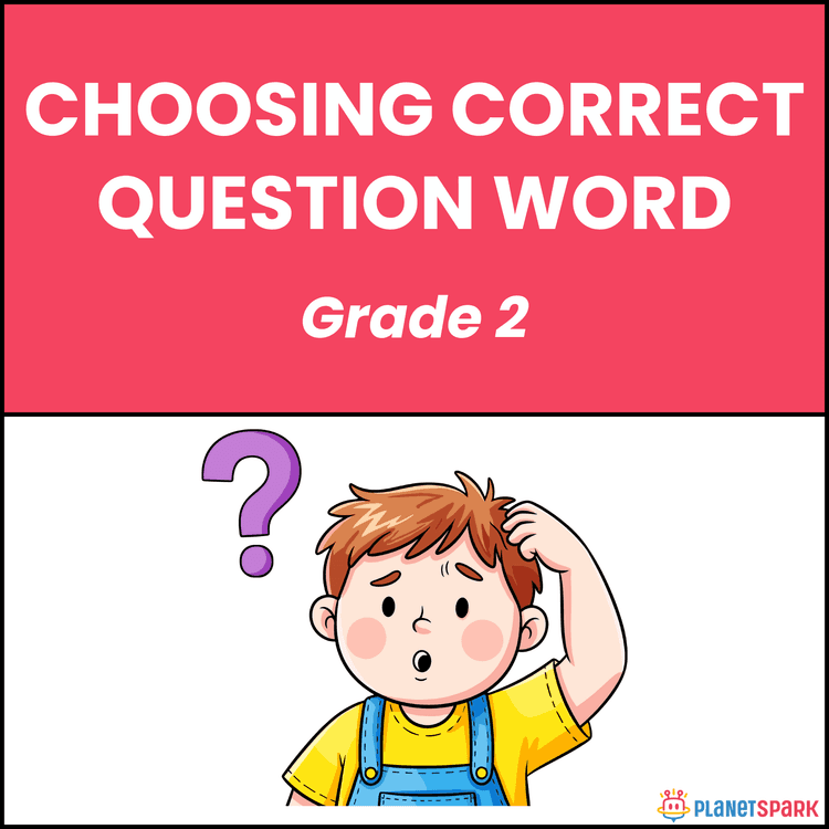 Class 2 Question Words English Worksheet
