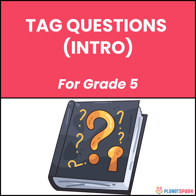 Class 5 Worksheet on Tag Questions