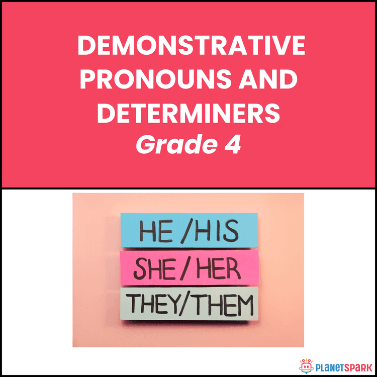 Class 4 Demonstrative Pronouns Grammar Worksheet