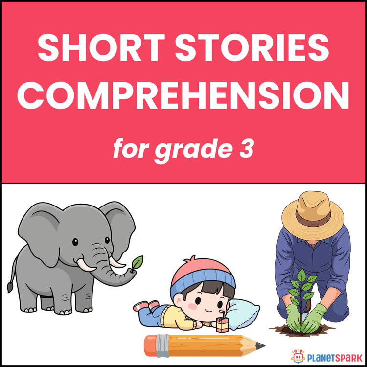 Class 3 Reading Worksheet on Story Comprehension