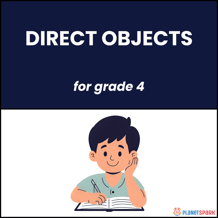 Class 4 English Worksheet on Direct Objects
