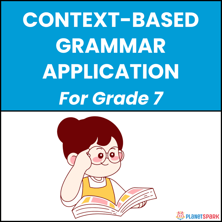 Class 7 Grammar Worksheet on Context Based Usage Practice