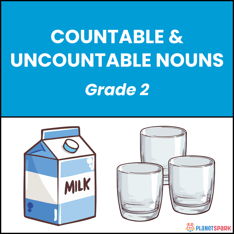 Class 2 Countable and Uncountable Nouns Worksheet