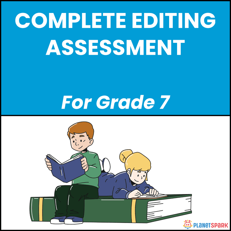 Class 7 English Worksheet on Complete Editing Assessment