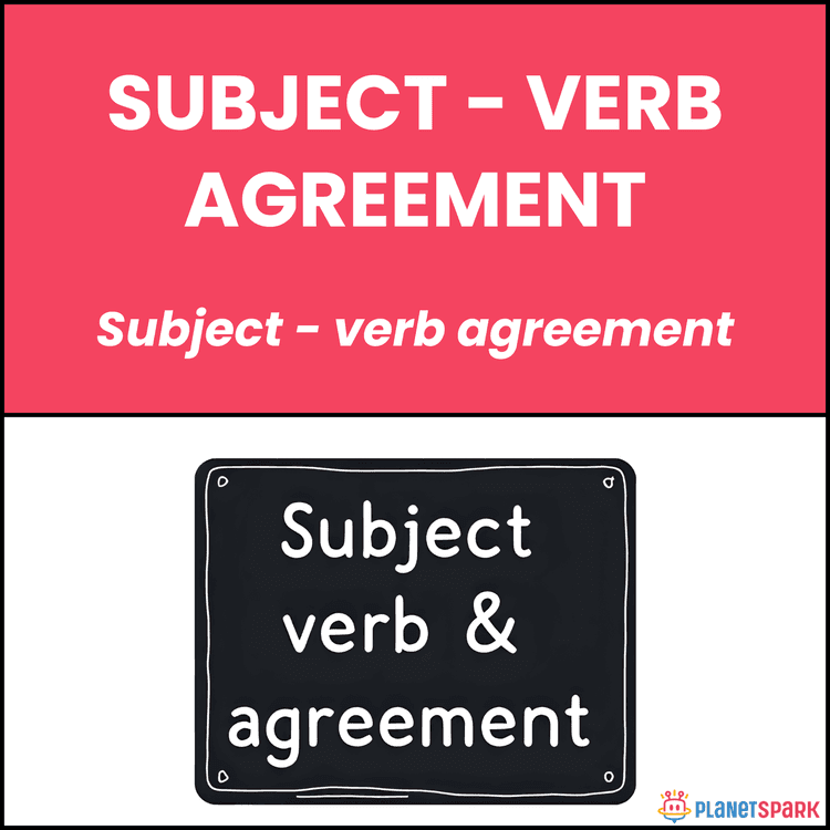Class 4 Worksheet on Subject-Verb Agreement
