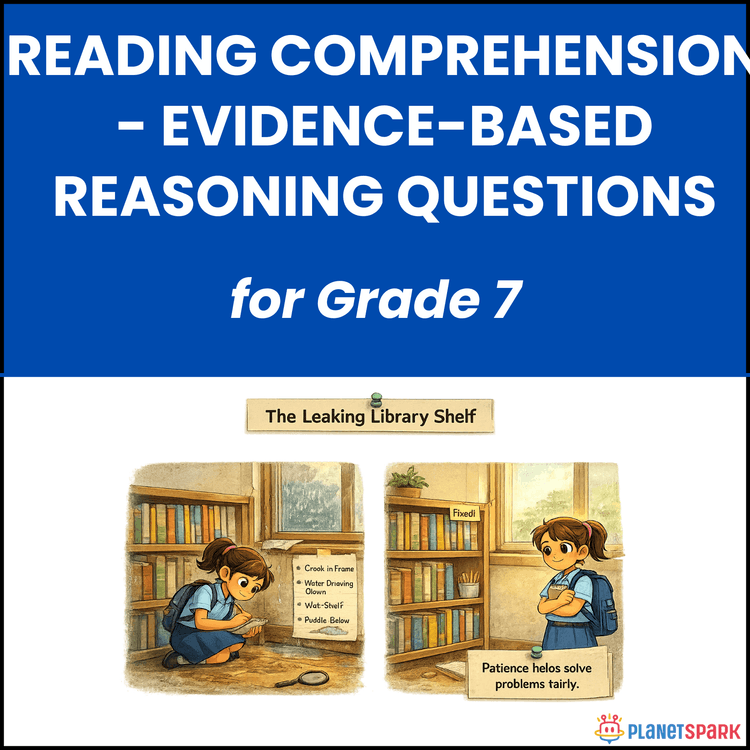 Class 7 Worksheet on Evidence Based Reasoning