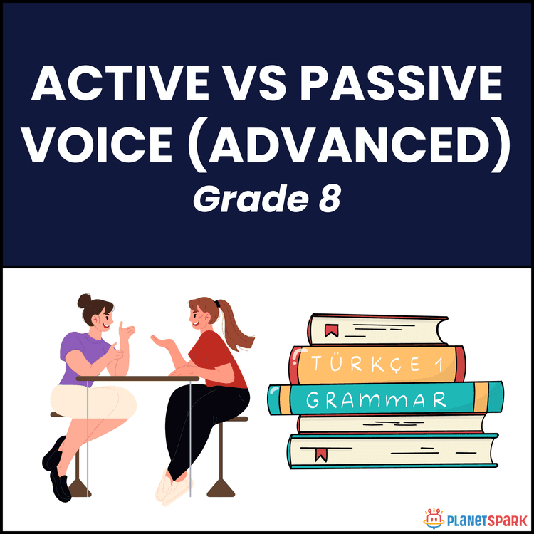 Class 8 Grammar Worksheet on Active vs Passive Voice