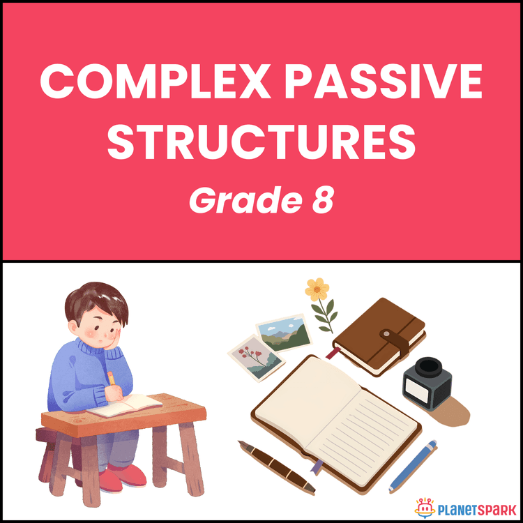 Class 8 Worksheet on Complex Passive Structures