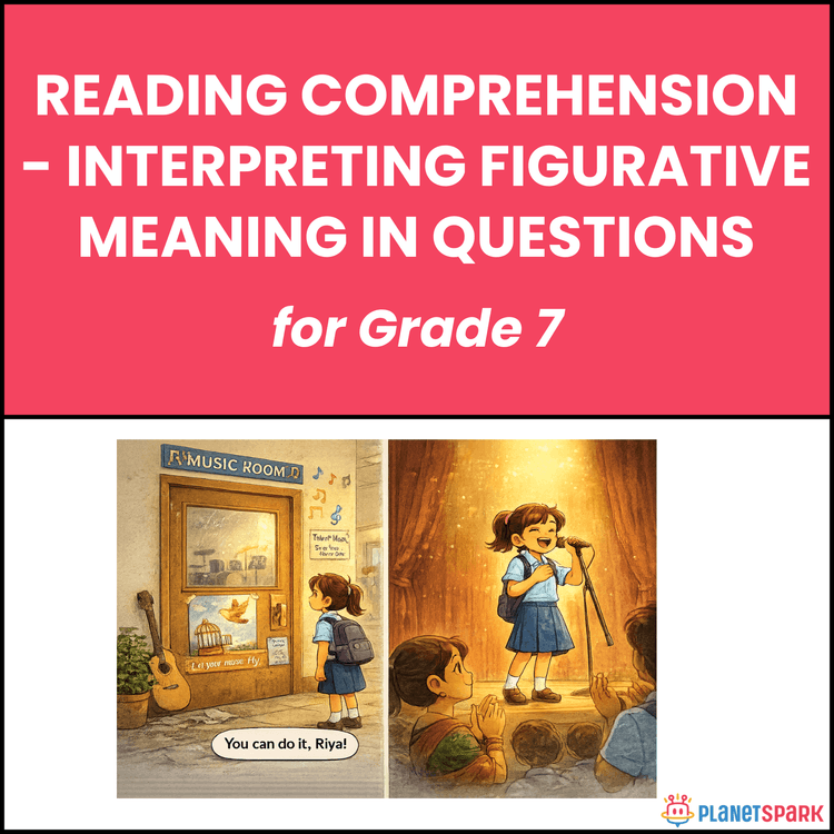 Class 7 Worksheet on Figurative Meaning Skills
