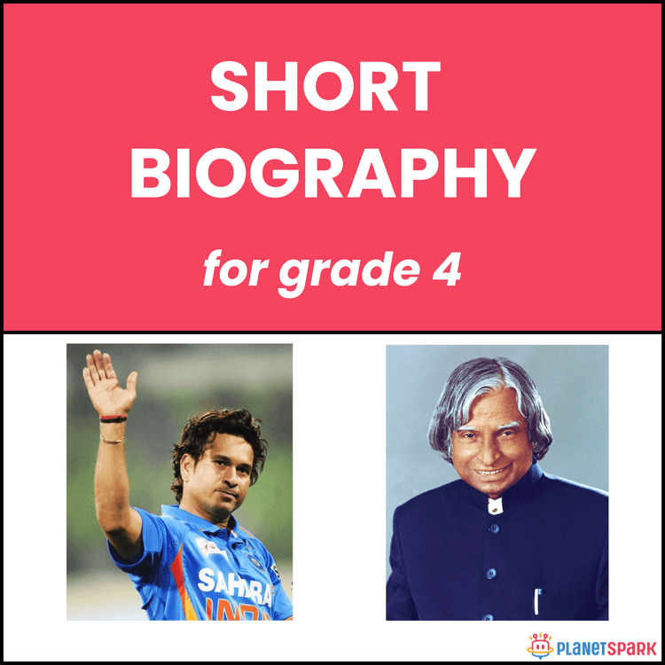 Class 4 Reading Worksheet on Short Biography