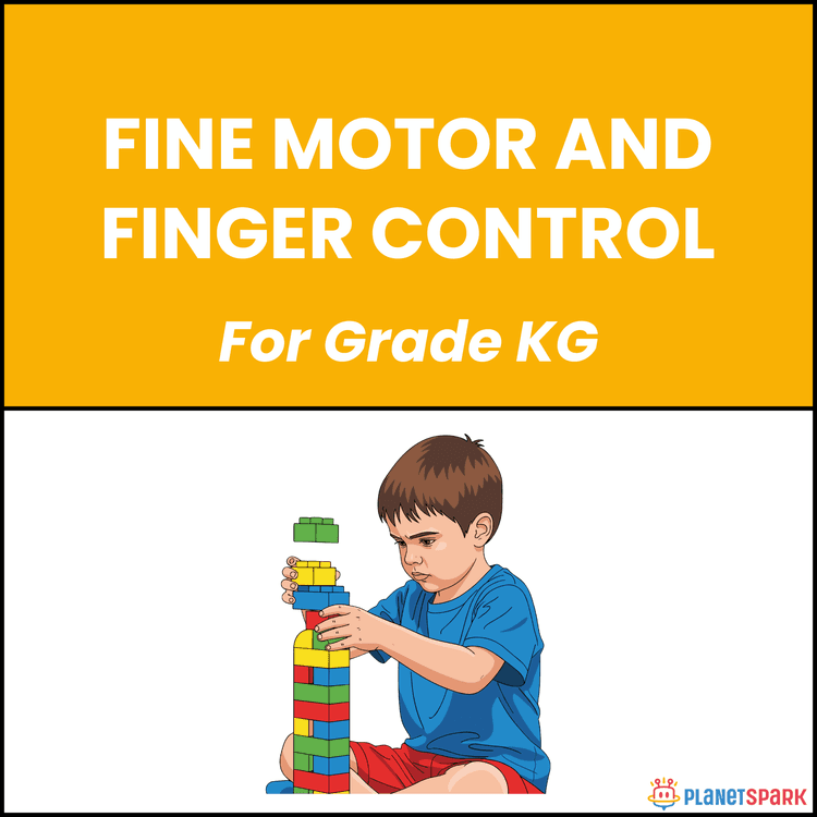 Class KG English Worksheet on Fine Motor Skills