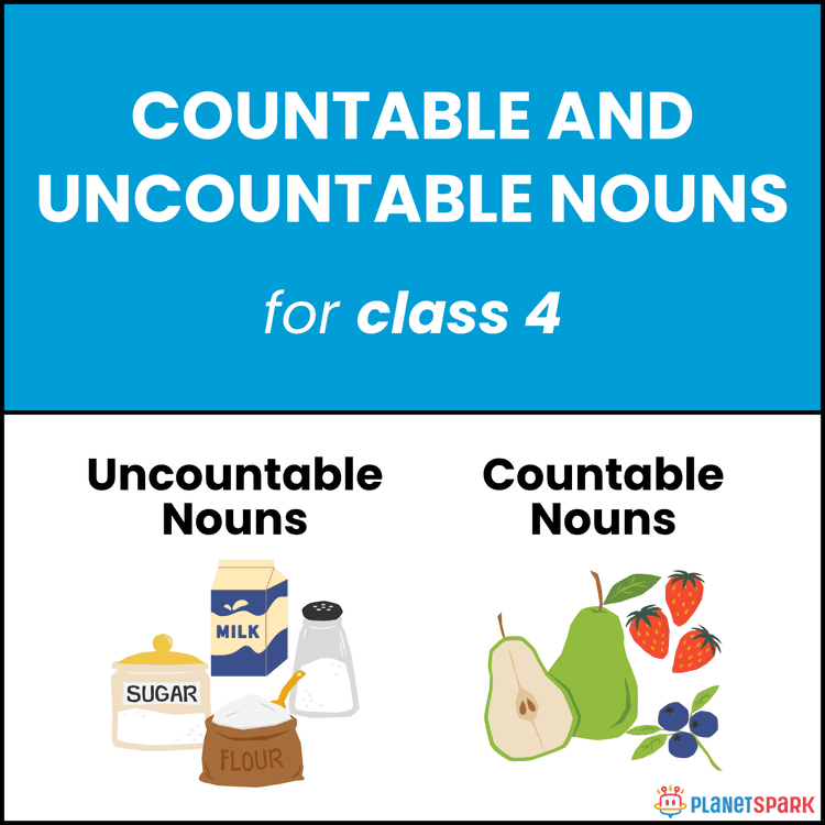 Class 4 Worksheet Countable and Uncountable Nouns