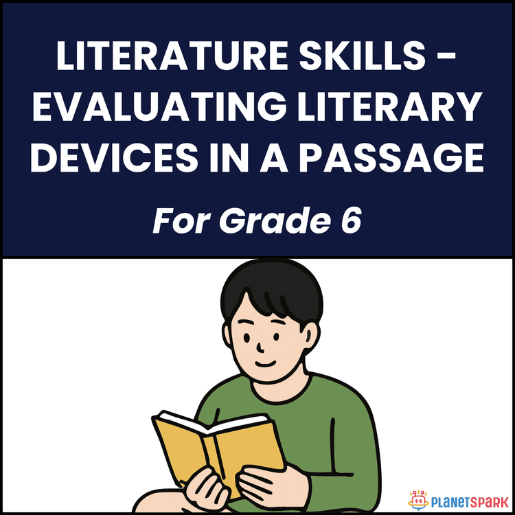 Class 6 English Worksheet on Literary Devices
