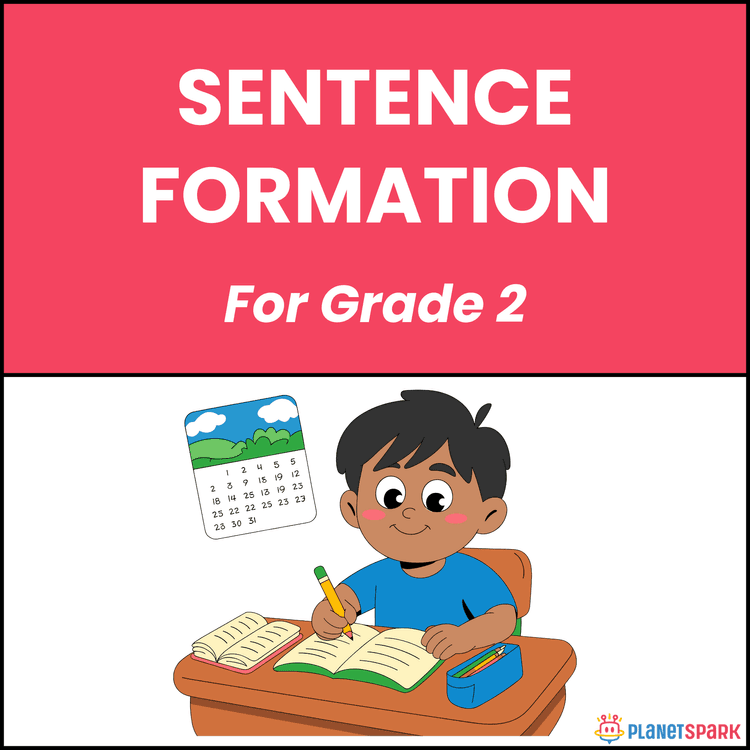 Class 2 English Worksheet on Sentence Formation