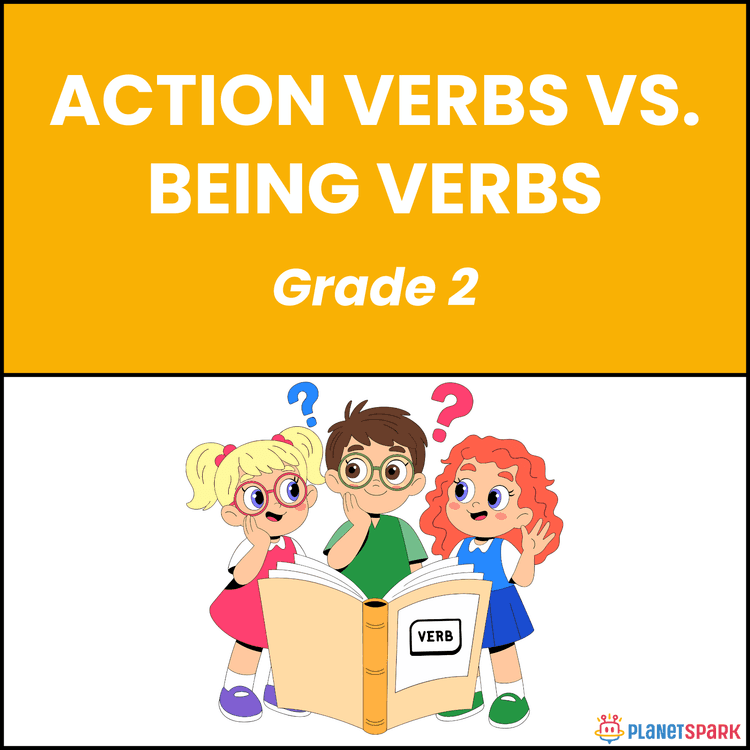 Class 2 Action and Being Verbs Worksheet