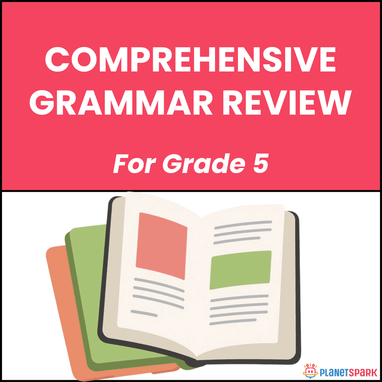Class 5 Grammar Worksheet on Grammar Review