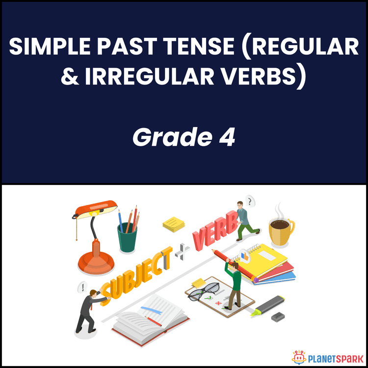 Class 4 English Grammar Worksheet Simple Past Tense