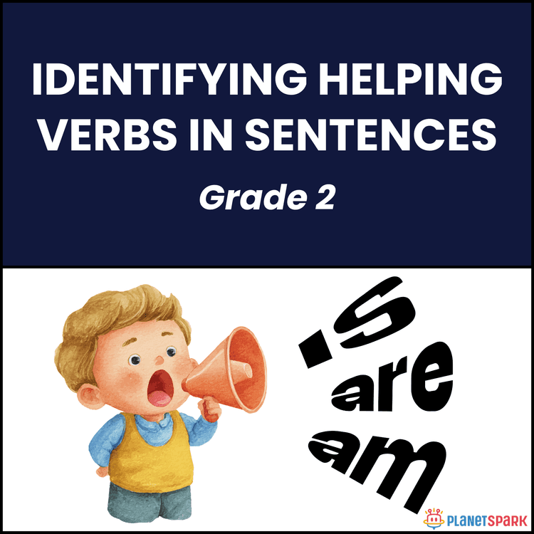 Class 2 Helping Verbs English Grammar Worksheet