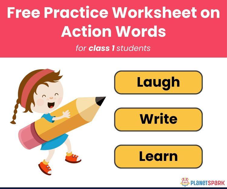 Action Words for Class 1 – Grammar Practice