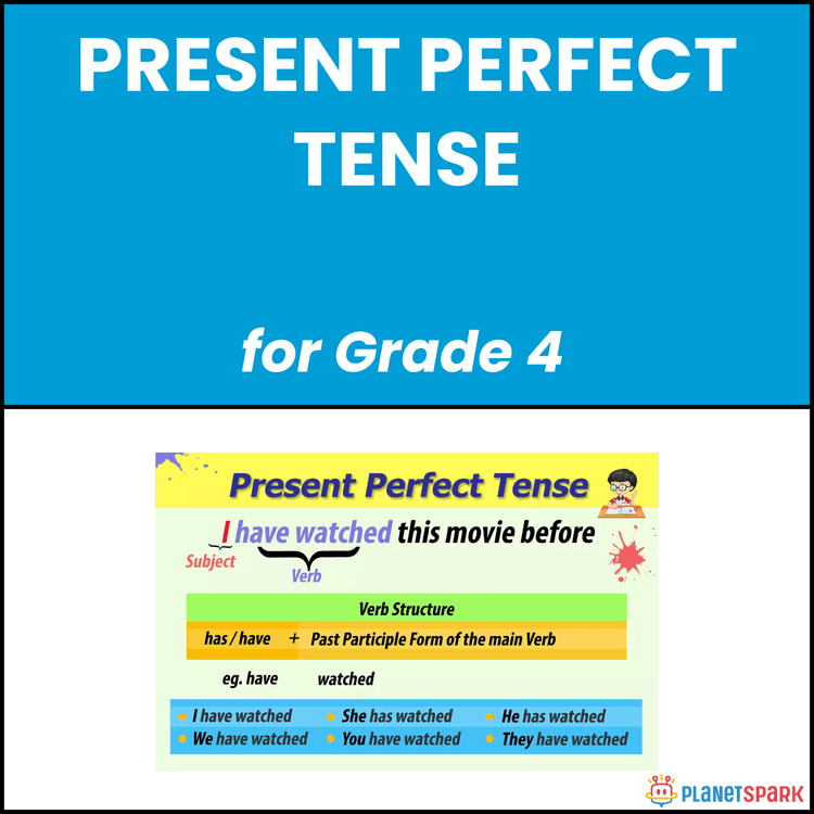 Class 4 Present Perfect Tense Worksheet