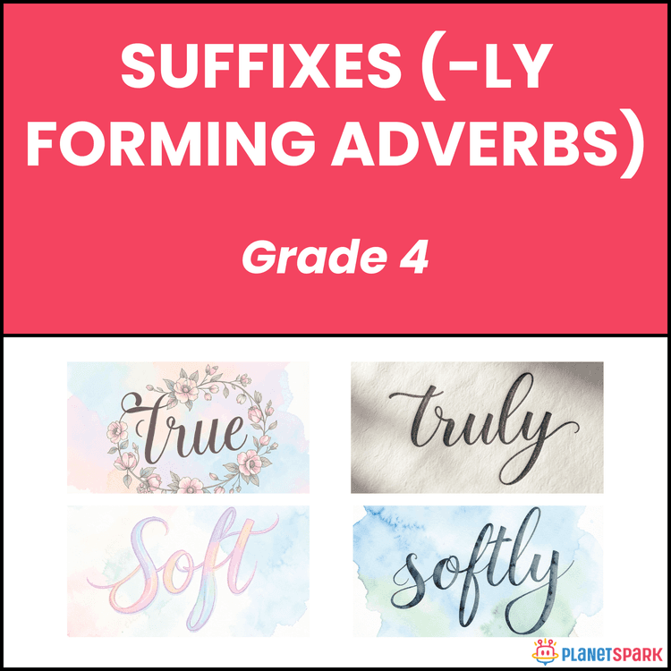 Class 4 Suffixes English Grammar Worksheet