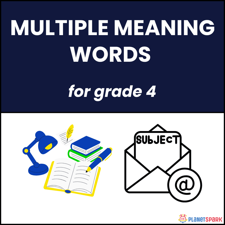 Class 4 Worksheet On Multiple Meaning Words