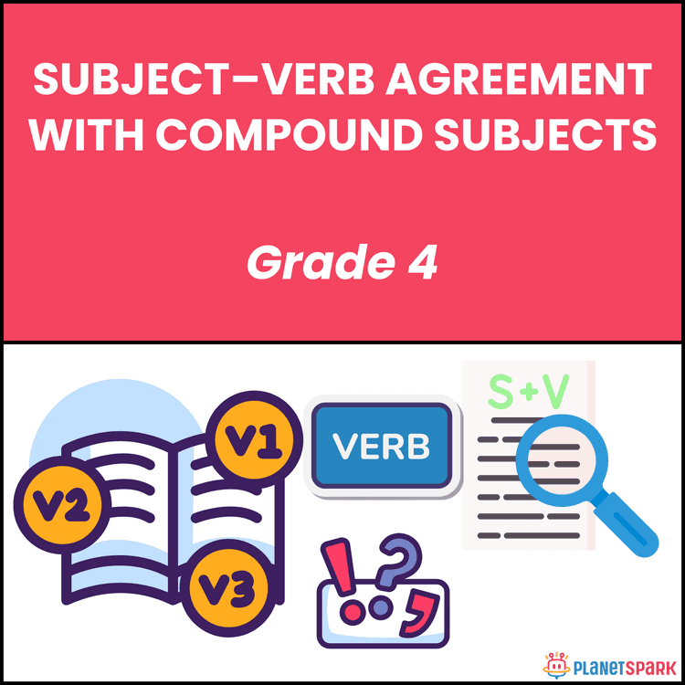 Class 4 Worksheet on Subject Verb Agreement