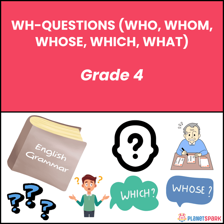 Class 4 Worksheet on Wh Questions