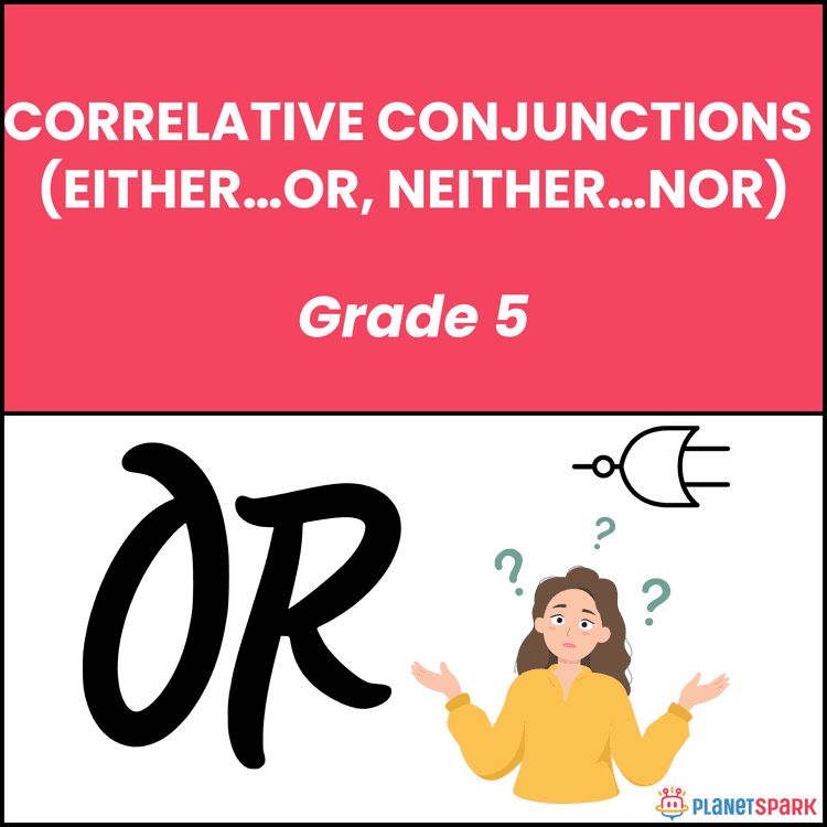 Class 5 Correlative Conjunctions Worksheet
