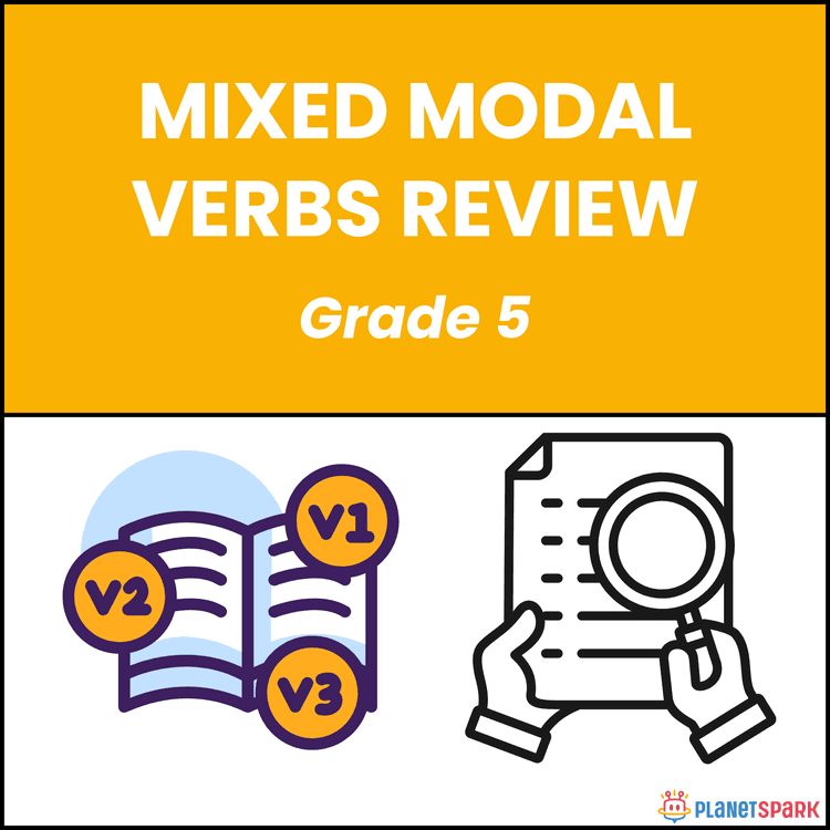 Class 5 Mixed Modal Verbs Review Worksheet