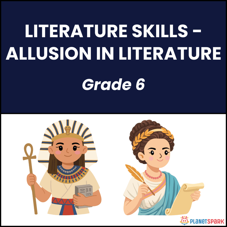 Class 6 Worksheet on Allusion in Literature