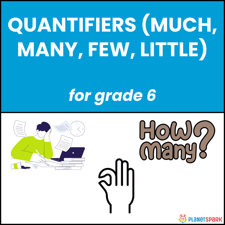 Class 6 Worksheet on Quantifiers 