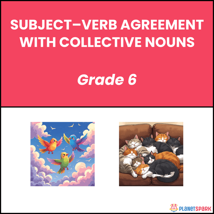 Class 6 Worksheet on Subject-Verb Agreement