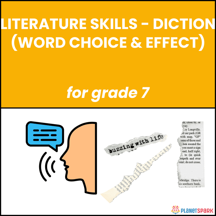 Class 7 Worksheet on Diction 