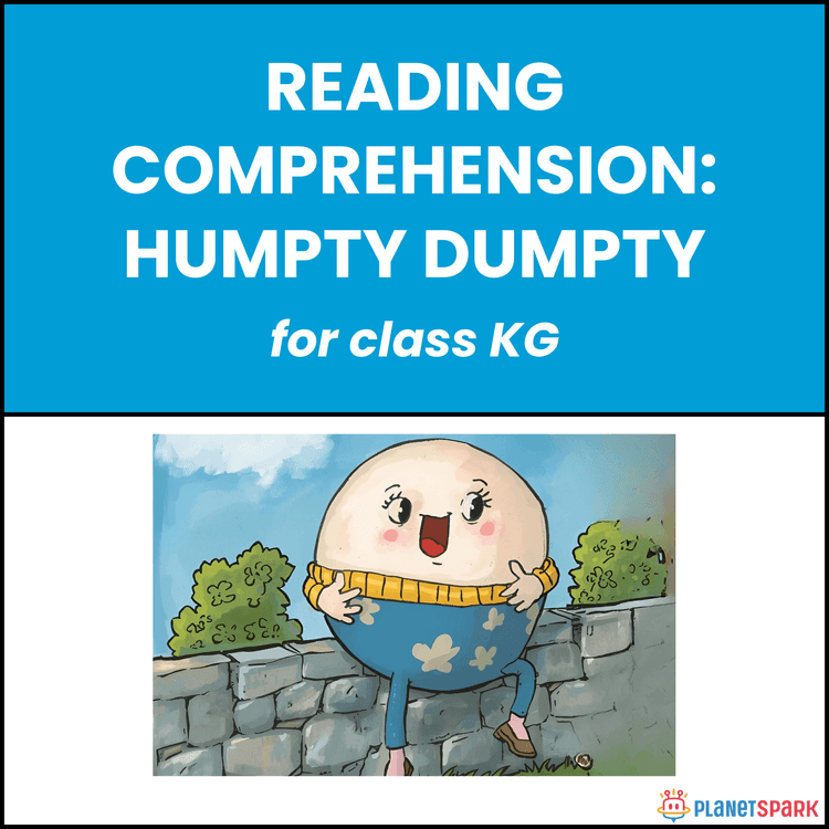 Class KG Poems: Humpty Dumpty